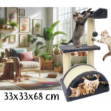 ZW2D Activity house for cats 4-levels / 68cm