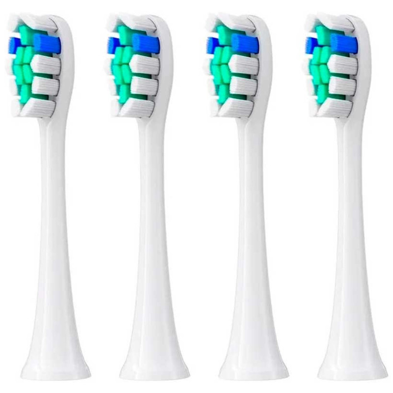 Bitvae S2 / S3 / P80 Electric toothbrush heads (4 pcs.) White