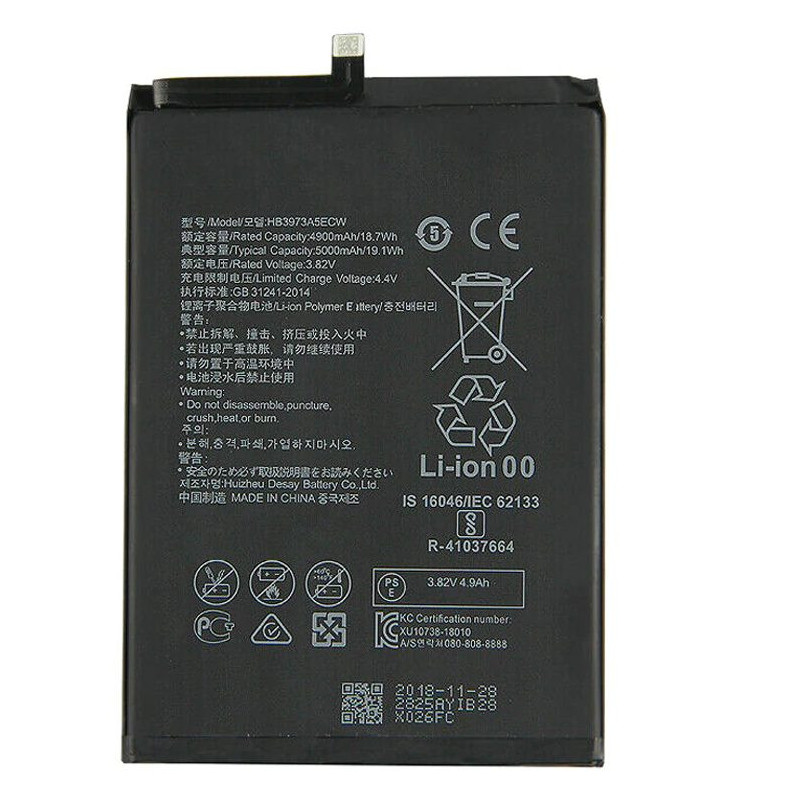 Riff Battery for Huawei MATE20X HB3973A5ECW Li-Ion 4900 mAh