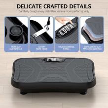 Riff EX800 Vibration plate up to 200 speed levels / 200W with remote control / BT speaker / LED touch panel max 150kg (5 Riff EX800 Vibration plate up to 200 speed levels / 200W with remote control / BT speaker / LED touch panel max 150kg (5