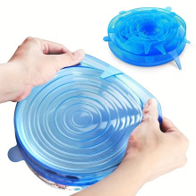 Riff Silicone Stretch Lids Assorted Sizes (6pcs)