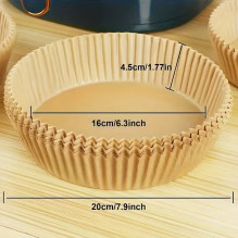Riff Baking paper for Air Fryer / Microwaves / Ovens 20x4.5xm (100pcs) Riff Baking paper for Air Fryer / Microwaves / Ovens 20x4.5xm (100pcs)