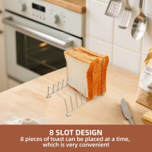 Riff Universal Stainless Steel Air Fryer Toast Rack (14.5x9.3cm)