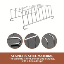 Riff Universal Stainless Steel Air Fryer Toast Rack (14.5x9.3cm)