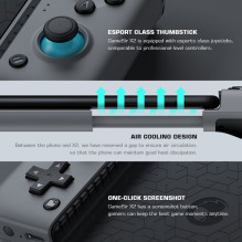 GameSir X2 Bluetooth iOS &amp; Android Mobile Gaming Controller with max smartphone fix 173mm lenght