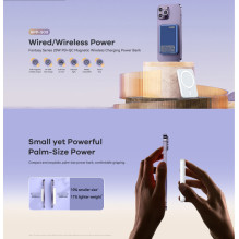 Remax RPP-509 5000mAh išorinė baterija, 20W, PD, 1x USB-C + QC, magnetinis, 15W belaidis įkrovimas, juodas Remax RPP-509 5000mAh išorinė baterija, 20W, PD, 1x USB-C + QC, magnetinis, 15W belaidis įkrovimas, juodas
