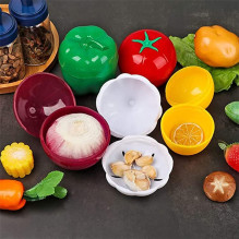 Riff Plastic Vegetable Fresh-Keeper Storage Boxes (5pcs)