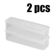 Riff Universal Organizer / container with lid for storing food in the refrigerator (25.5 x 7.5 x 5 cm) Set of 2 Transpar Riff Universal Organizer / container with lid for storing food in the refrigerator (25.5 x 7.5 x 5 cm) Set of 2 Transpar
