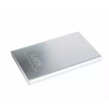 ATX Platinum Power Bank 4600 mAh Universal Charger for devices 5V 1A + Micro USB Cable Silver