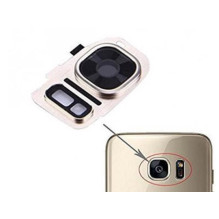 Camera black Lens with gold frames for Samsung S7 G930 S7 Edge G935 Gold original (used grade A)
