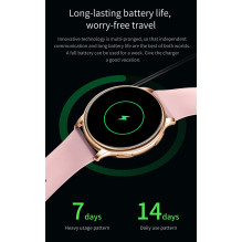 Riff Y33 5.0 BT multifunctional Fitness smart watch with Call / Heart rate / Specifications for iOS / Android / Pink
