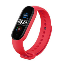 MyTime MT6 Smart Bracelet IP67 with HR &amp; Blood pressure / Social / Sleep monitor Red