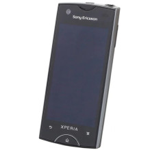 LCD for Sony Ericsson Xperia Ray ST18 with sensor and frame Black SWAP Grade A