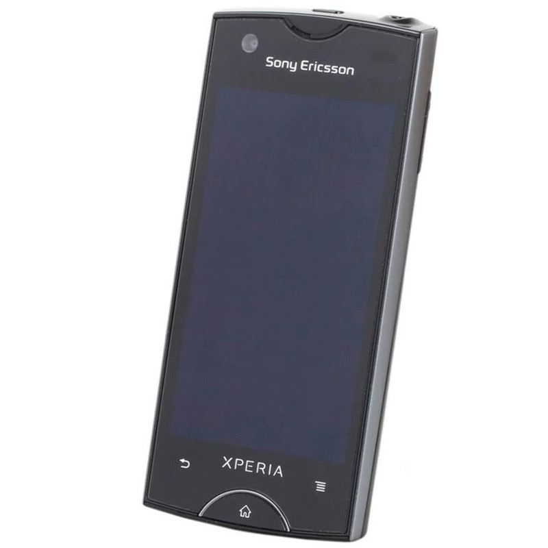 LCD for Sony Ericsson Xperia Ray ST18 with sensor and frame Black SWAP Grade A