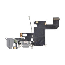 Flex for iPhone 6 audio and charging connector with microphone BLACK ORG