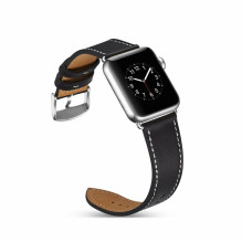 Riff Leather band for Apple iWatch series 42 / 44 / 45 / 49 mm Black Riff Leather band for Apple iWatch series 42 / 44 / 45 / 49 mm Black