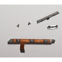 NOKIA 3 Flex Power on / off button, side volume buttons assembly with outside buttons Gray