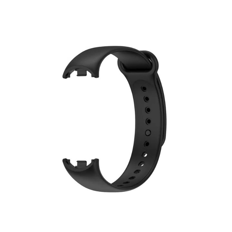 Riff Silicone strap for Xiaomi Mi Band 8 / Mi Band 9 series Black