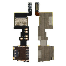 Sim Card Reader SD memory Card Reader Flex for Samsung Note 4 SM-910F