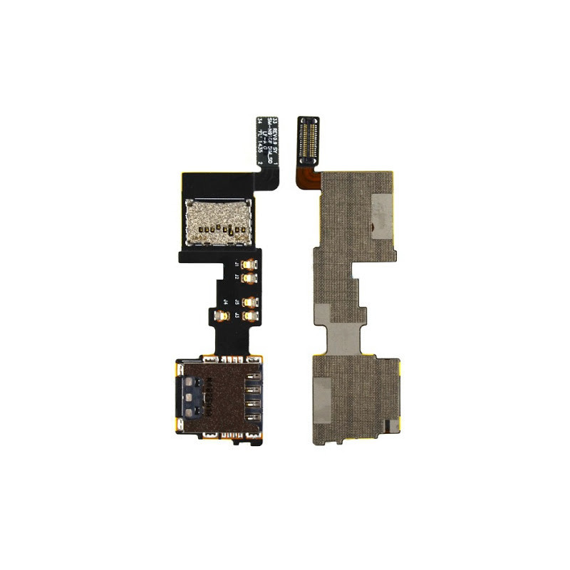 Sim Card Reader SD memory Card Reader Flex for Samsung Note 4 SM-910F