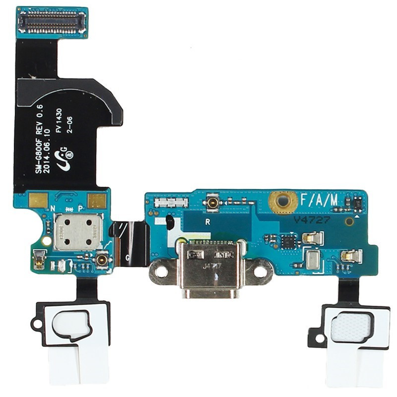 USB Charging Port Flex Cable PB Keypad for Samsung Galaxy S5 Mini SM-G800F