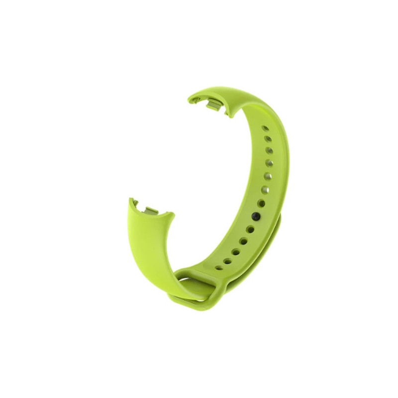 Riff Silicone strap for Xiaomi Mi Band 8 / Mi Band 9 series Lime green