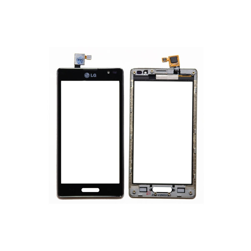LCD LG P760 Optimus L9 with touchscreen and frame Black