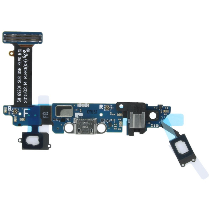 USB Charging Port Flex Cable PB Keypad for Samsung Galaxy S6 SM-G920F
