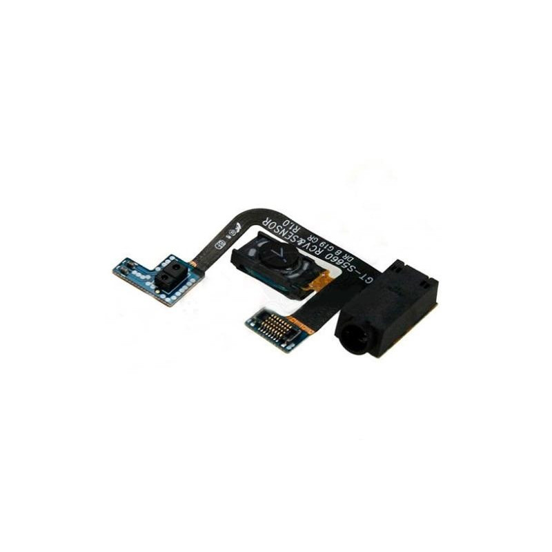 Flex cable with headset connector, earpiece and proximity sensor for Samsung Galaxy Gio SGH-S5660