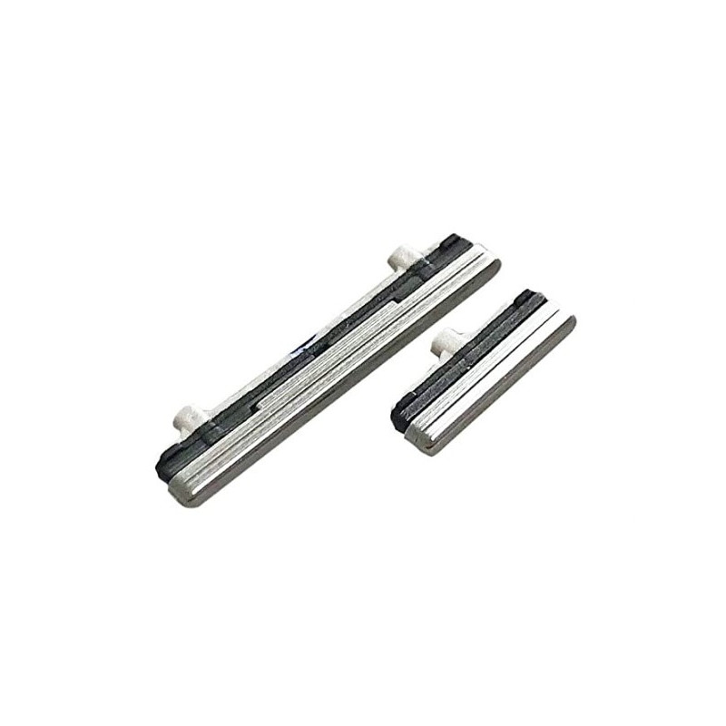 Volume Button Power Switch On Off Key For Samsung Galaxy Note 10+ Plus Silver Original