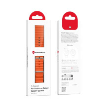 Forcell FS01Silicone strap for Samsung watch 20mm Orange