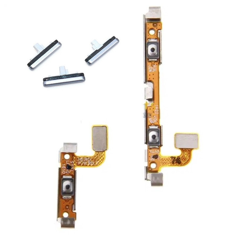 Volume Side Power Switch on off Button Key Flex Full set Cable For Samsung Galaxy S7 Edge G935 Gold Original (used Grade
