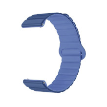 Riff 22mm Universal (Samsung, Garmin, etc) Loop magnetic silicone strap Blue