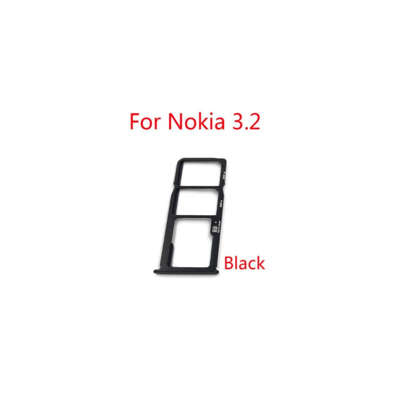 SIM card holder for Nokia 3.2 Black