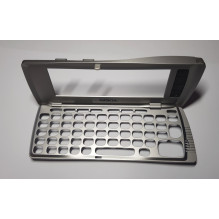 Klaviatūros / LCD dangtelis, surinktas Nokia 9210i Communicator, pilkas