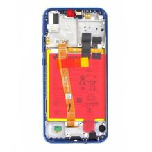 Huawei P20 Lite (ANE-L21) Frame + Battery 02351VUV 02352CCK 02351XUA WITHOUT DISPLAY Blue Original (used grade B)