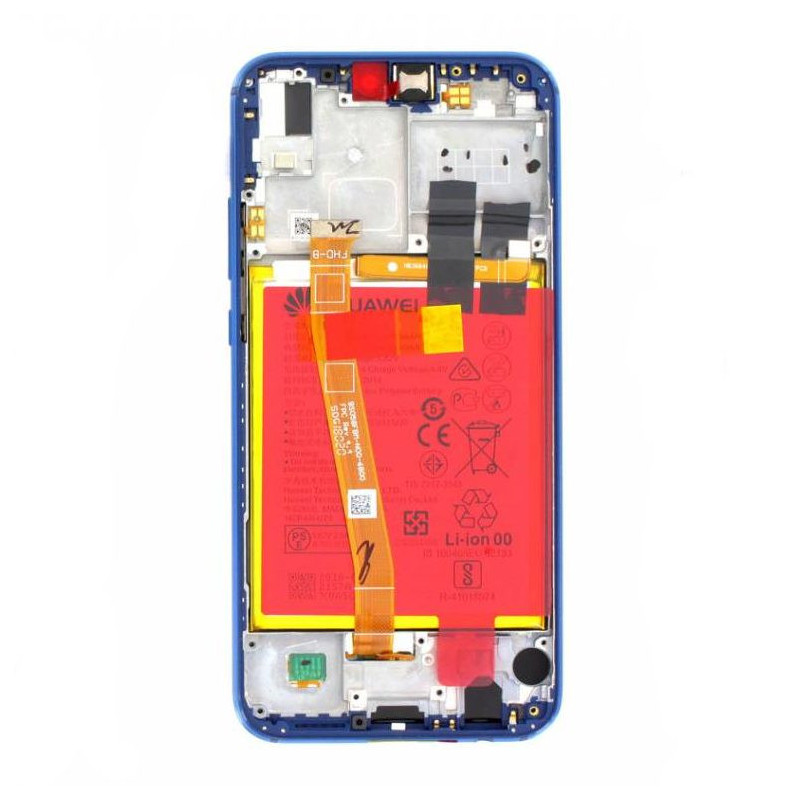 Huawei P20 Lite (ANE-L21) Frame + Battery 02351VUV 02352CCK 02351XUA WITHOUT DISPLAY Blue Original (used grade B)