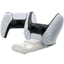 Riff P201 PS5 Controller charging double dock charge White