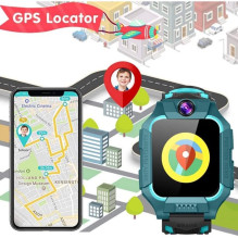 Riff Q19 Smart kids watches 360 with GPS / 1.44" touch screen / 400mAh Green