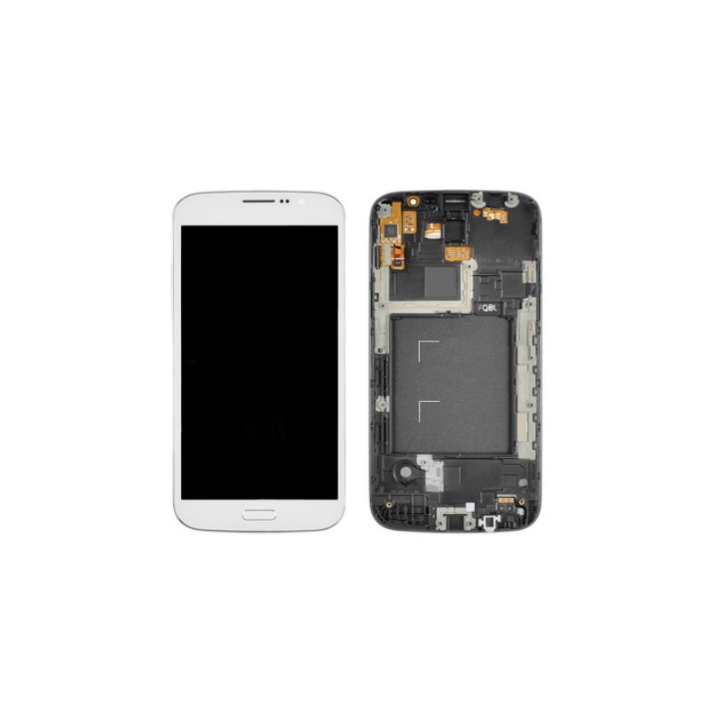 Touch screen with LCD for Samsung Galaxy Mega 5.8 GT-i9150 Assembly With Frame White