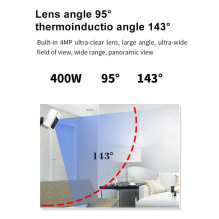 SJCam S1 2K Home Indoor &amp; Outdoor IP65 HD Long battery Life Camera &amp; Super Night Vision 2.33'' LCD White