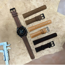 Riff Genuine leather 20mm Universal watch strap (Samsung, Garmin, etc) Brown Riff Genuine leather 20mm Universal watch strap (Samsung, Garmin, etc) Brown