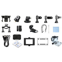 Riff SPK-1 Ultra HD 4K 16Mpix Wi-Fi Sport Camera with 2'' LCD Remote & 8x Fixation Set Black Riff SPK-1 Ultra HD 4K 16Mpix Wi-Fi Sport Camera with 2'' LCD Remote & 8x Fixation Set Black