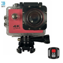 „Riff SPK-1 Ultra HD 4K 16Mpix“ sportinė kamera su „Wi-Fi“ ir 2 colių LCD nuotolinio valdymo pultu bei 8 fiksavimo mecha