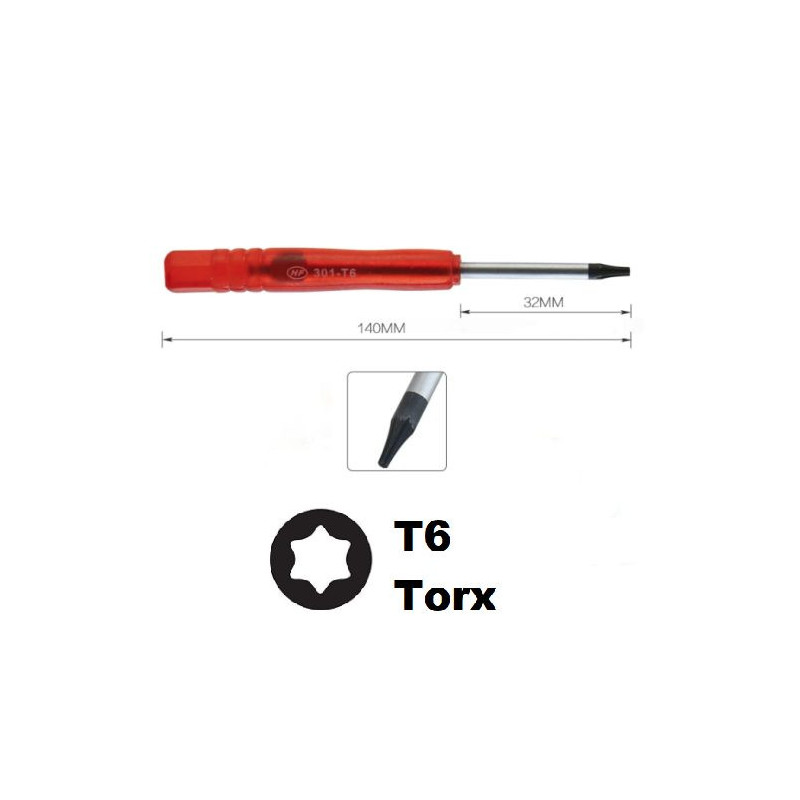 HF 301-T6 Screwdriver T6 TORX Steel