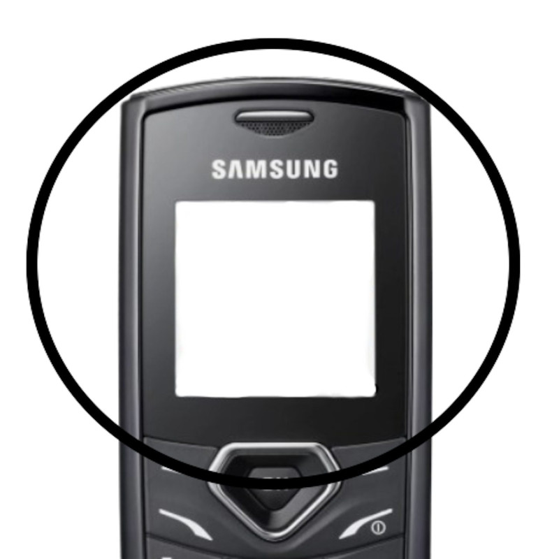 Protective Case Glass display for Samsung GT-E1170 Original
