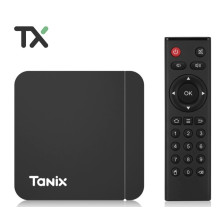 Tanix W2 S905W2 64-bit Quad Core ARM Cortex A53 Konsole 4K Ultra HD Android TV Box with Remote Controller Android 11 Sma