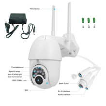 Riff V380 Pro Wireless PTZ Outdoor Wi-Fi Camera IPC-V380-Q10 1080P Full HD IP66 White Riff V380 Pro Wireless PTZ Outdoor Wi-Fi Camera IPC-V380-Q10 1080P Full HD IP66 White