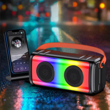 iKaku KSC-1002 LINJING 10W Colorful 5.0BT Wireless Portable speaker Black iKaku KSC-1002 LINJING 10W Colorful 5.0BT Wireless Portable speaker Black