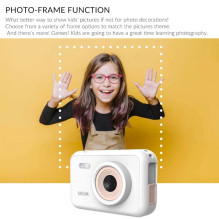 SJCam FunCam F1 Digital Camera for Kids 5MP HD 720p 2.0" LCD 800mAh Battery Black